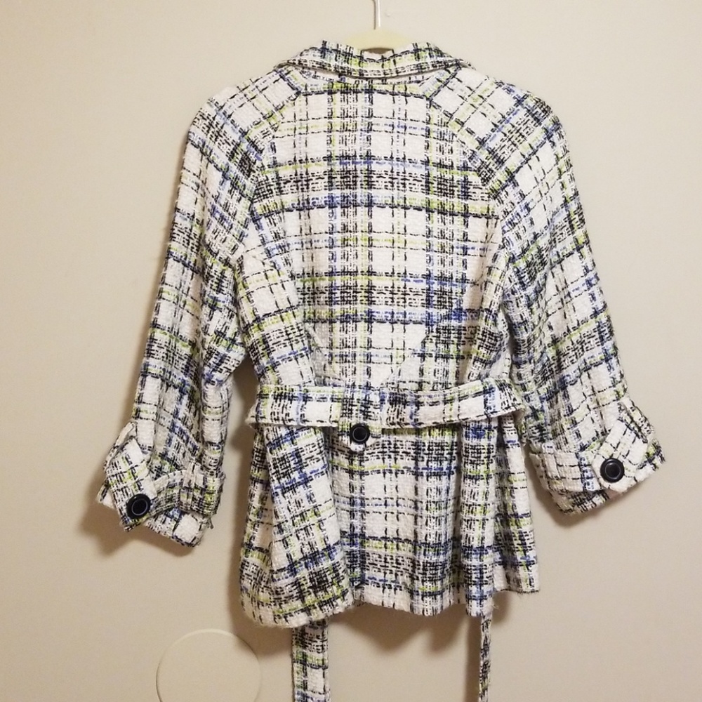 Grace Elements Tweed Blazer Jacket - image 5